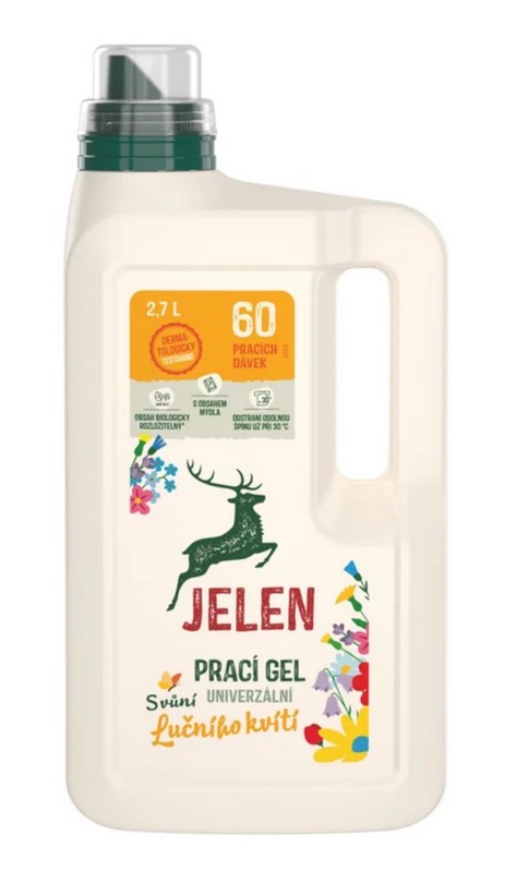 Jelen prací gel s vůní LUČNÍHO KVÍTÍ 2,7L