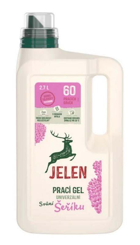 Jelen prací gel s vůní ŠEŘÍKU 2,7L