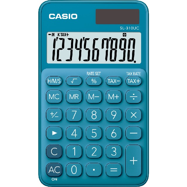 Kalkulačka kapesní CASIO SL 310 UC - Modrá