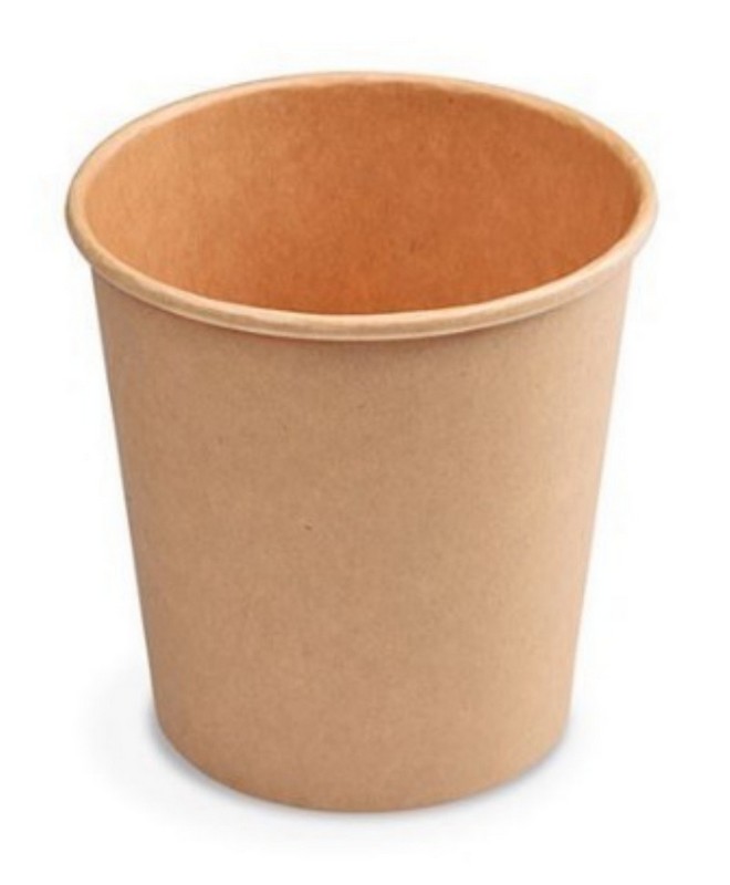 Kelímek papírový kraft 0,08l. 50ks.