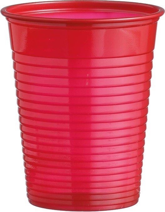 Kelímek PP 0,2l. červený, 50 ks.