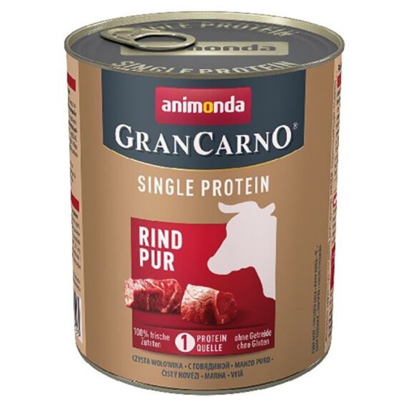 Konzerva pro psy GRANCARNO Adult SINGLE PROTEIN 80
