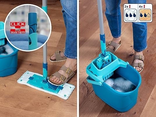 LEIFHEIT - set PowerClean M + náhrada micro duo 55515