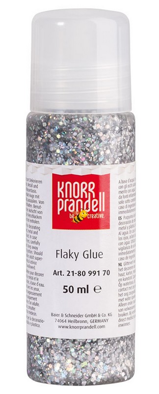 Lepidlo glitrové v tubě stříbrné 50ml.