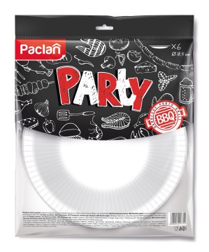 Miska hluboká plastová průměr 18,5 cm 6 ks. PACLAN PARTY