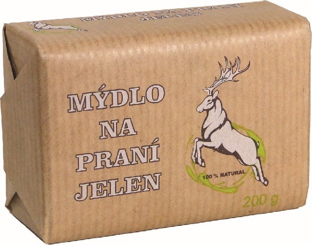 Mýdlo na praní s JELENEM 200g.