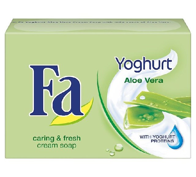 Mýdlo toaletní tuhé FA Jogurt a Aloe Vera 90 g.
