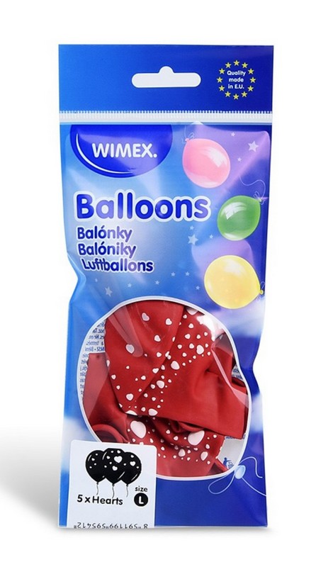 Nafukovací balónek Hvězdy barevný mix 30cm. 5ks.