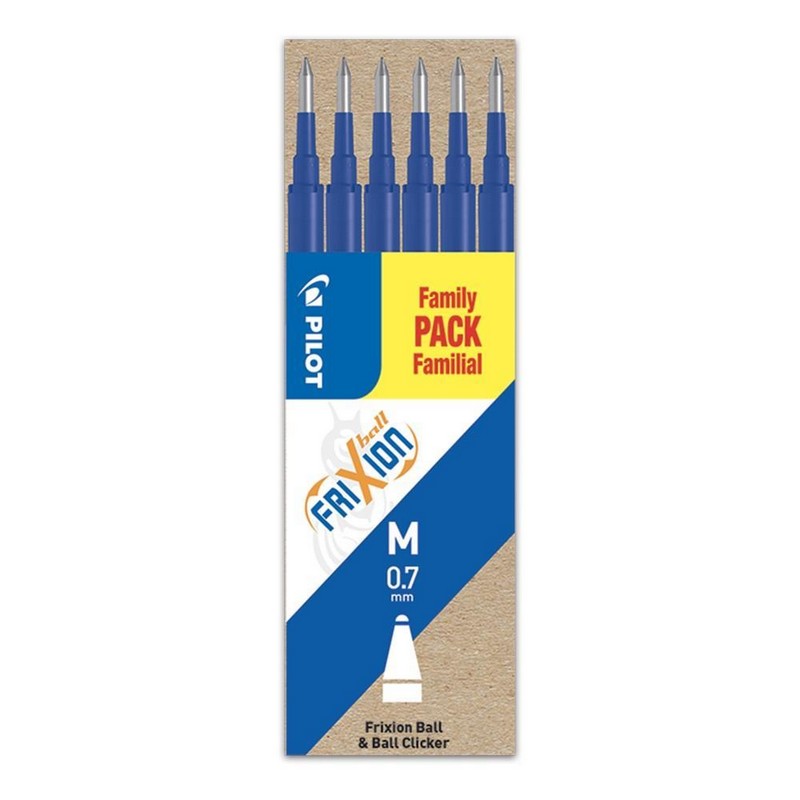 Náplň Pilot 2067 FriXion 0,7mm. MODRÁ 6 ks Náplň Pilot 2067 FriXion 0,7mm. MODRÁ 6 ks