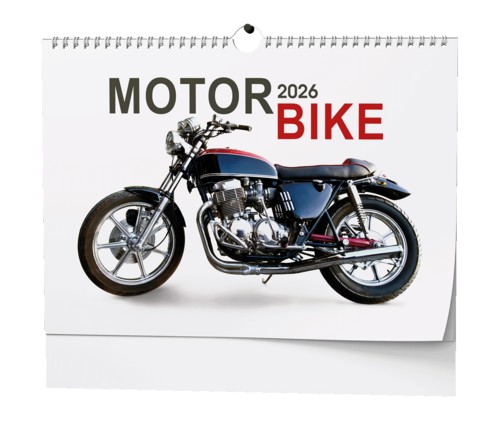 Nástěnný  kalendář A3 měsíční - Motobike