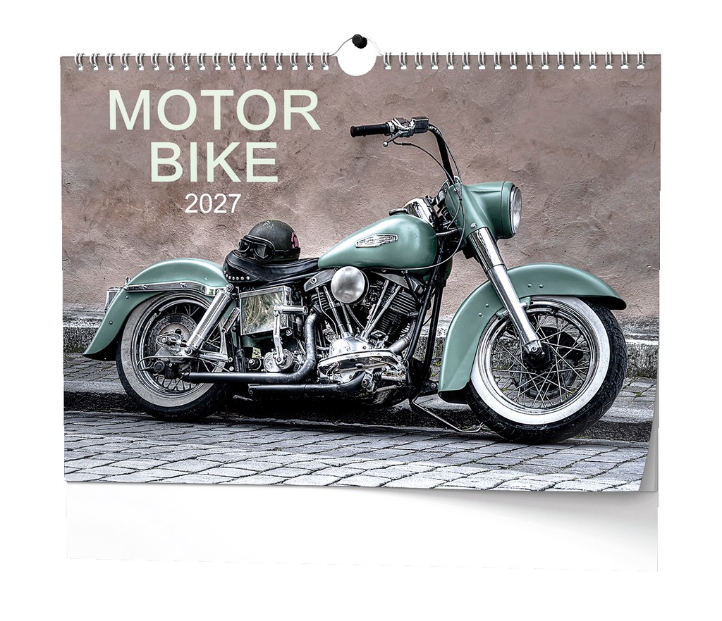Nástěnný  kalendář A3 měsíční - Motobike