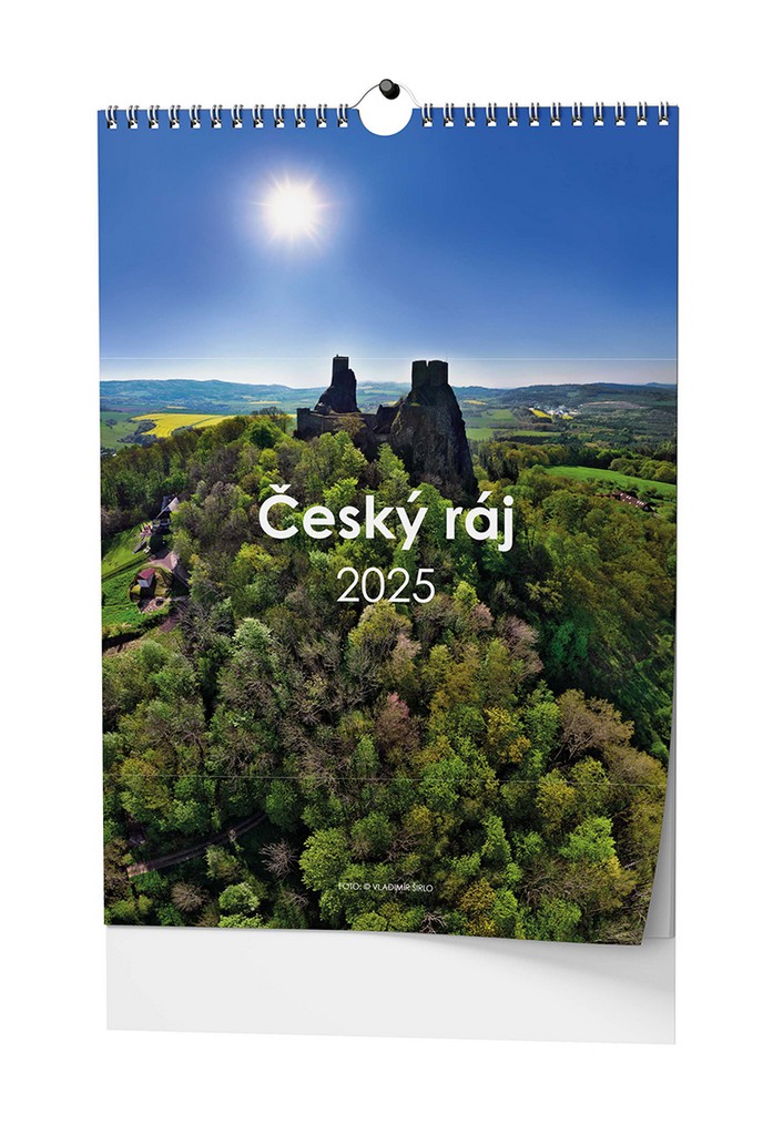 Nástěnný kalendář A3 měsíční - Český ráj