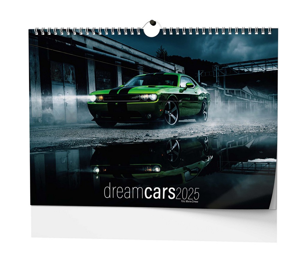 Nástěnný kalendář A3 měsíční - Dream Cars
