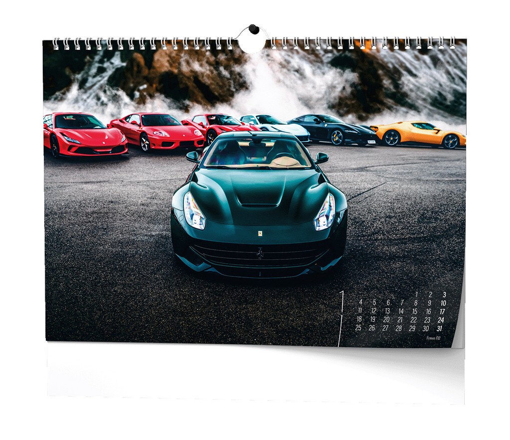 Nástěnný kalendář A3 měsíční - Dream Cars