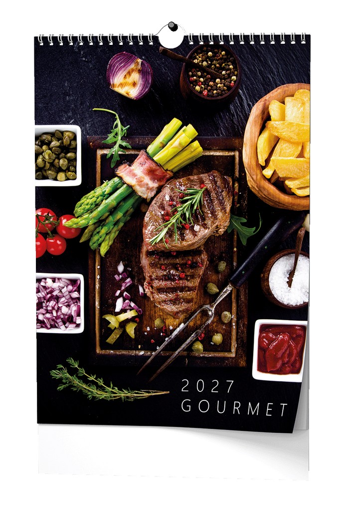 Nástěnný kalendář A3 měsíční - Gourmet