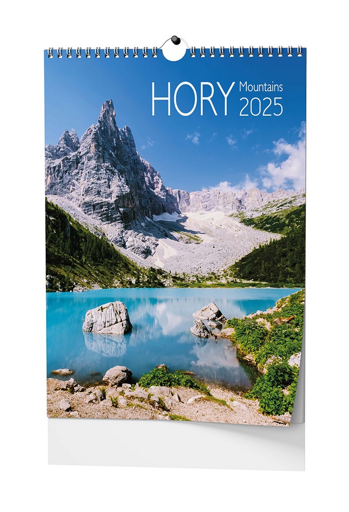 Nástěnný kalendář A3 měsíční - Hory