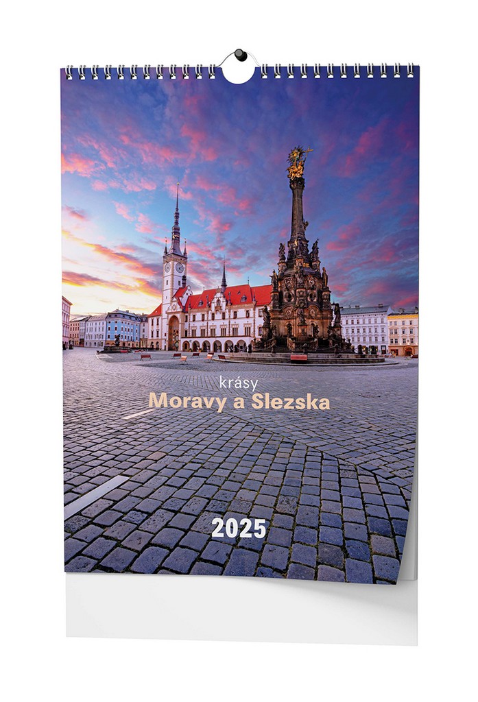 Nástěnný kalendář A3 měsíční - Krásy Moravy a Slezska