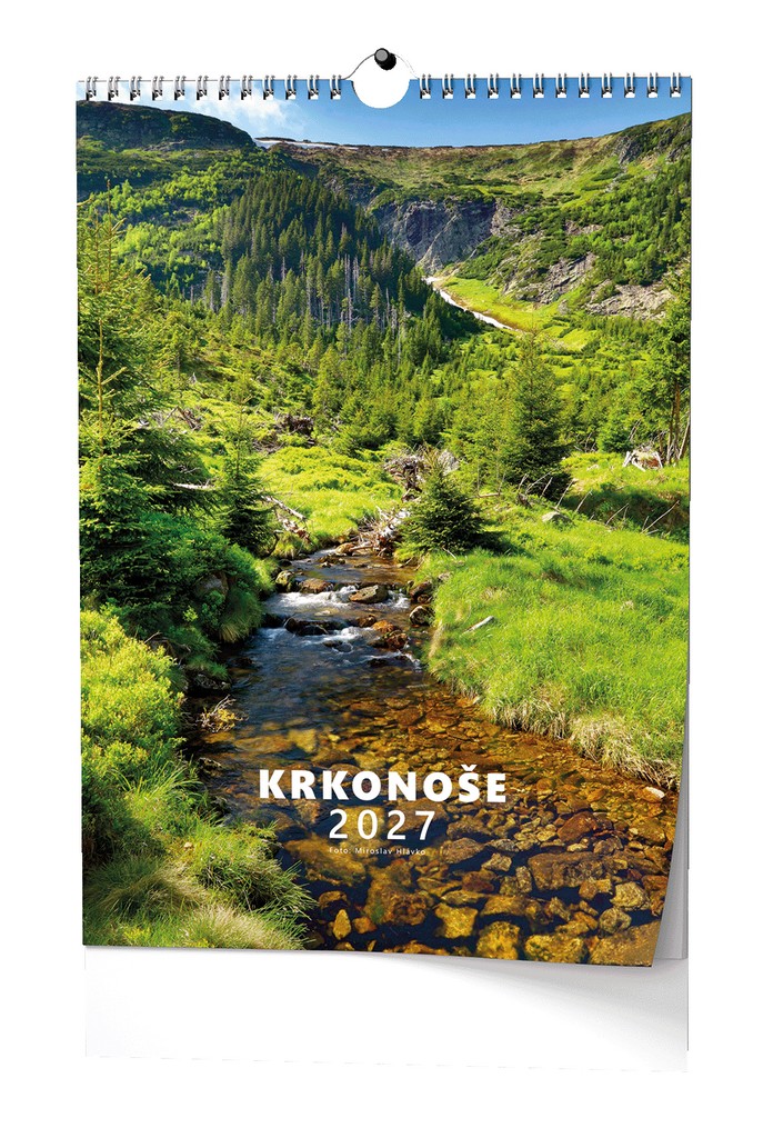 Nástěnný kalendář A3 měsíční - Krkonoše