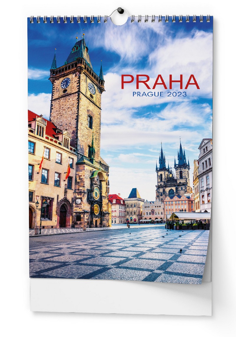 Nástěnný kalendář A3 měsíční - Praha