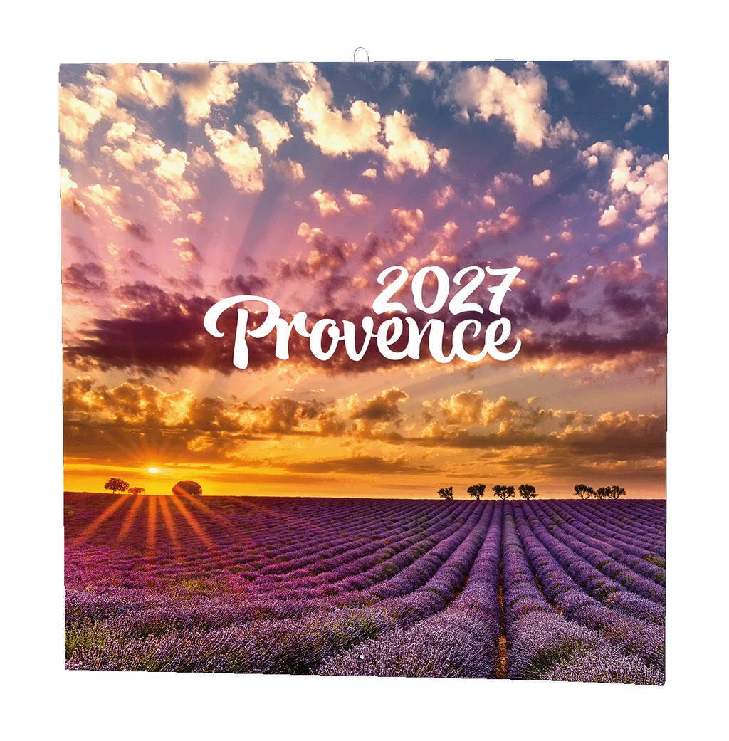 Nástěnný kalendář A3 měsíční - Provence