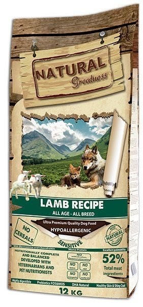 Natural Greatness Lamb Recipe All Breed Sensitiv - JEHNĚ 10kg