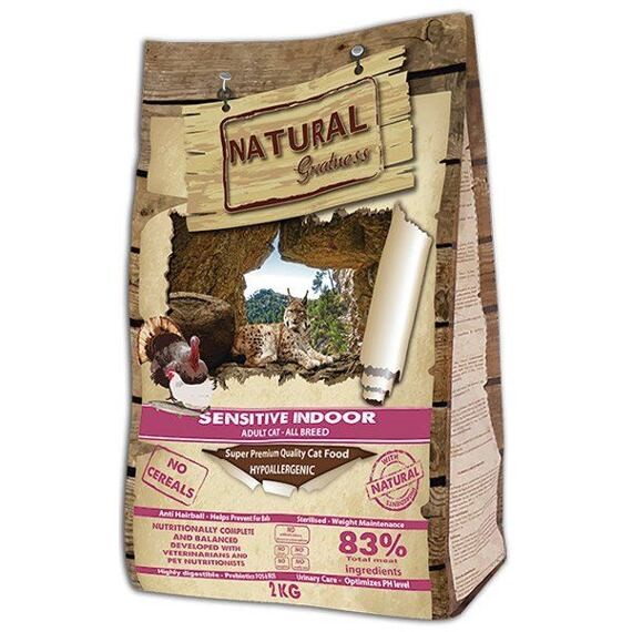 Natural Greatness Sensitive Indoor Cat Recipe /ku�