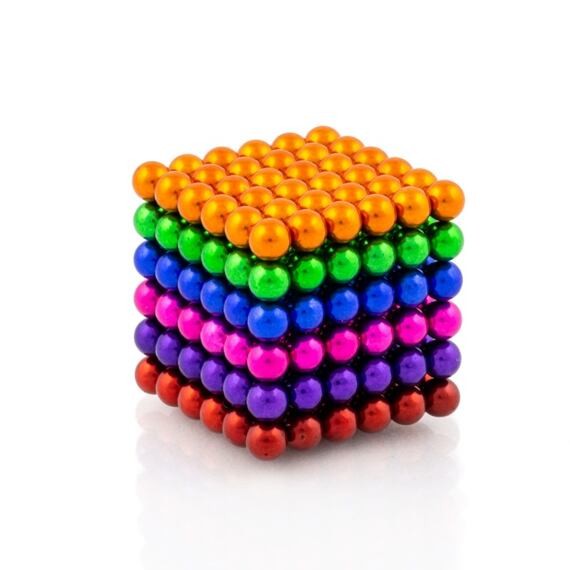 NEO-CUBE magnetická stavebnice 216 kuliček mix b