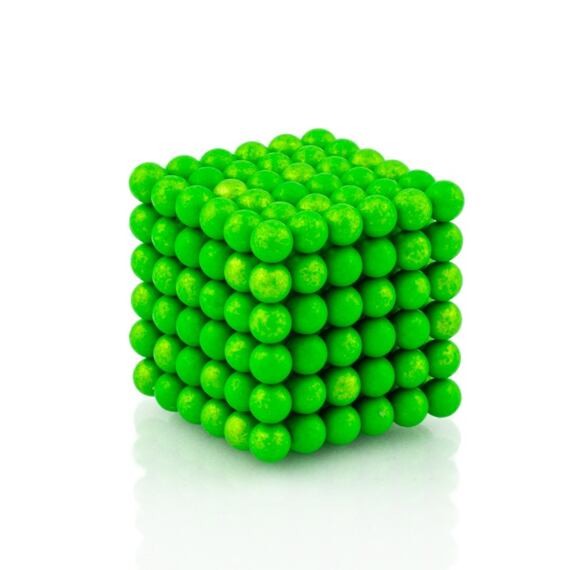 NEO-CUBE magnetická stavebnice 216 kuliček zelen
