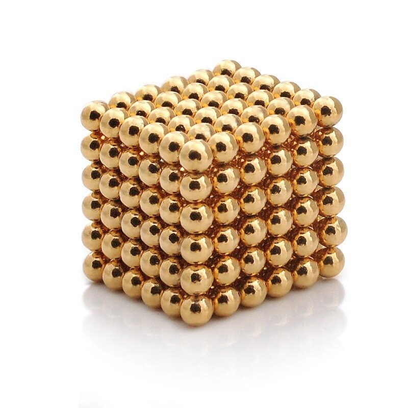 NEO-CUBE magnetická stavebnice 216 kuliček zlat