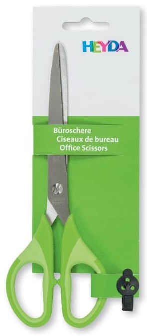 Nůžky Soft touch 18 cm - zelené