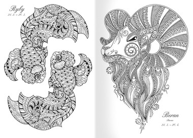 Omalovánky A4 - Antistresová - Relax