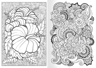Omalovánky A5 - Květiny