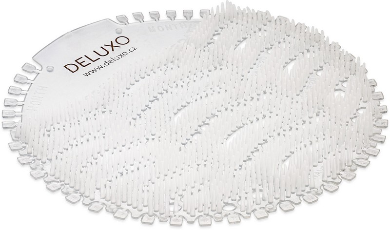 Pisoárové sítko s vůní květů bavlněny.