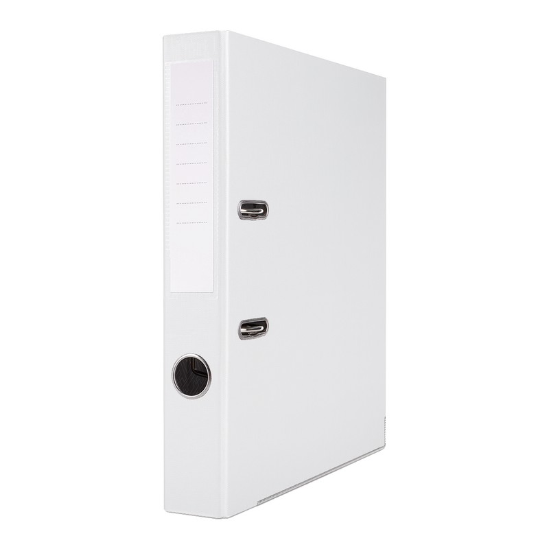 Pořadač BASIC-S s kolejnicí, PP, A4/50mm, bíl�