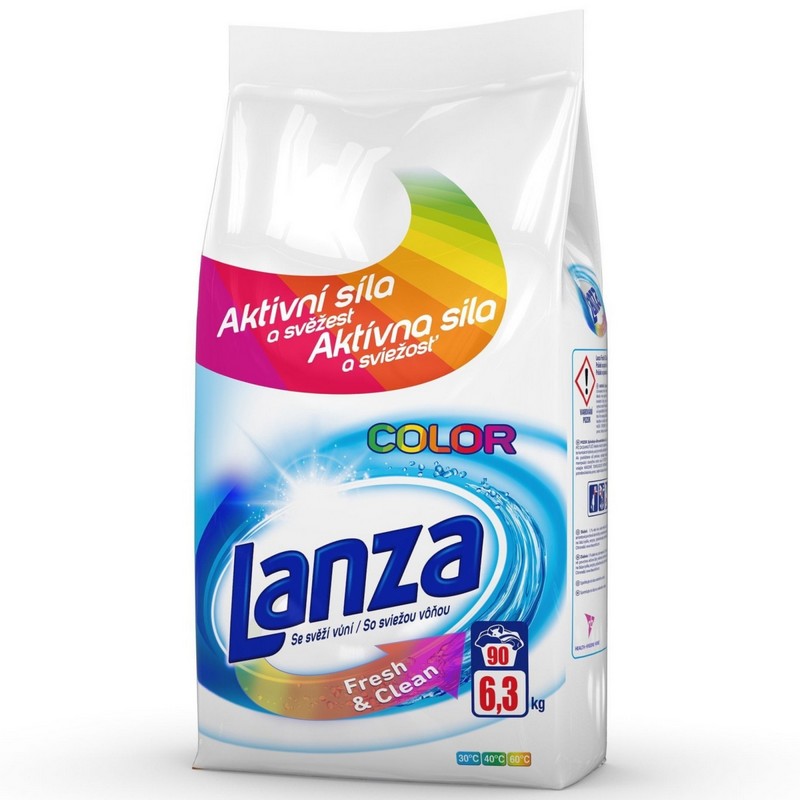Prací prášek LANZA Fresh&Clean COLOR 