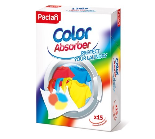 Prací utěrka COLOR Absorber PROTECT YOUR LAUNDRY 15 ks. PACLAN