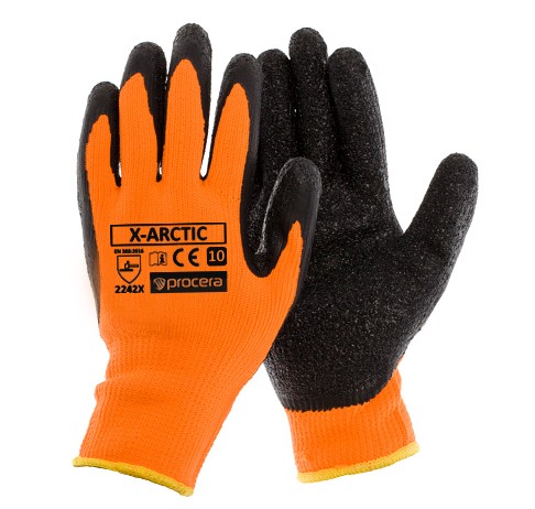 Pracovní  rukavice ZIMNÍ potah latex X-ARKTIC velikost 10