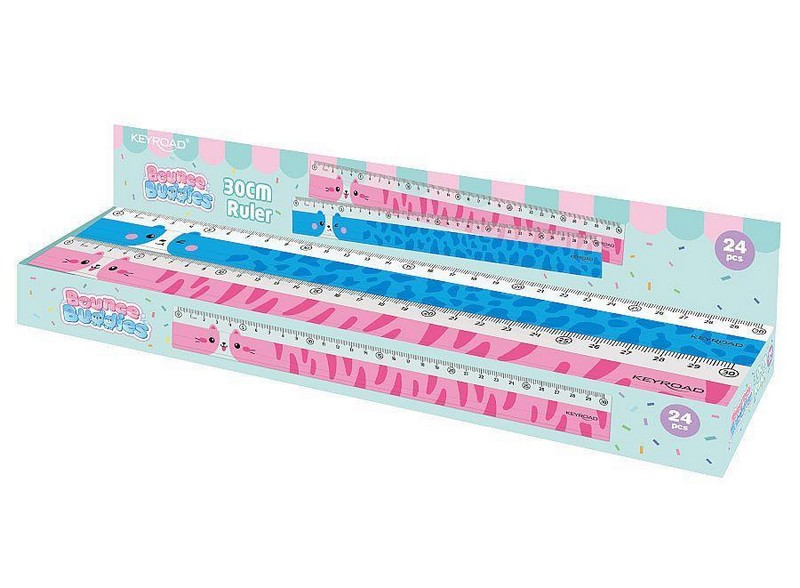 Pravítko Keyroad Zvířátka 30 cm.