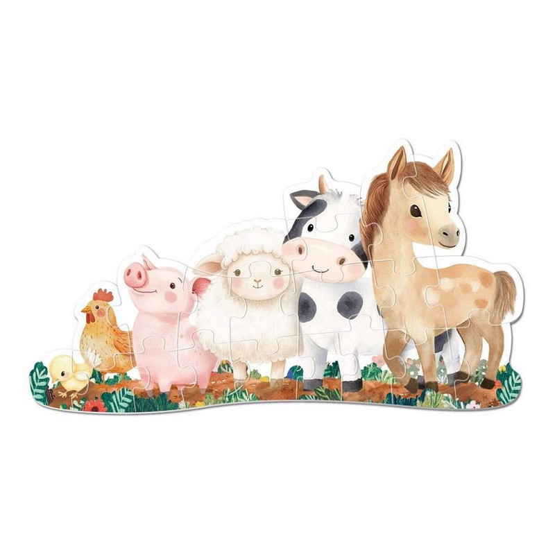 Puzzle edukační - My First 2+ Farma, 21 ks