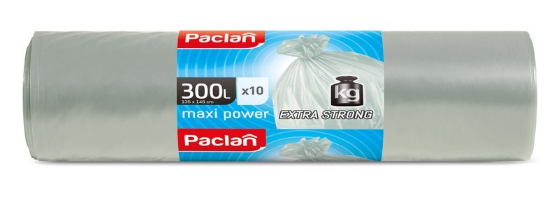 Pytle na odpad 300l. 10 pytlů na roli POWER MAX  