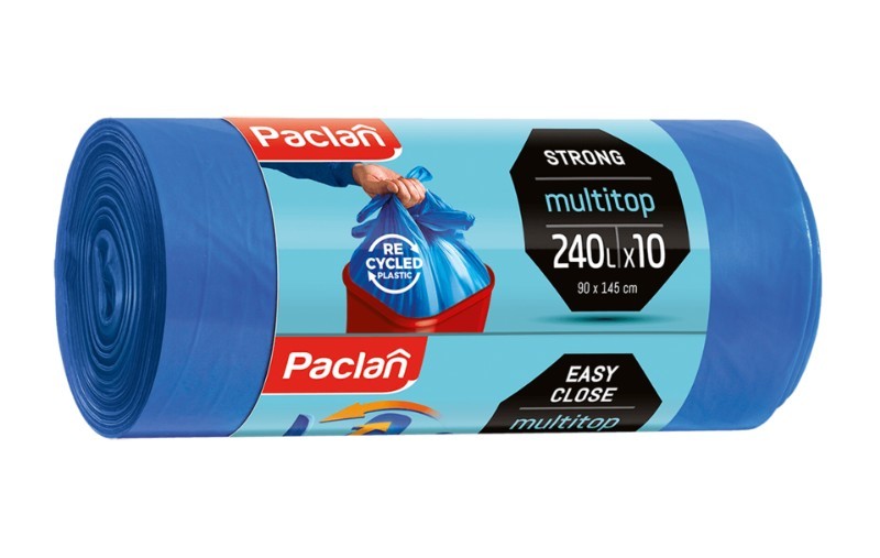 Pytle na odpad LDPE 40µ., 240l. 10 pytlů MULTITO