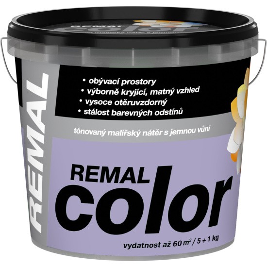 REMAL Color malířská barva na zeď, LEVANDULE 5