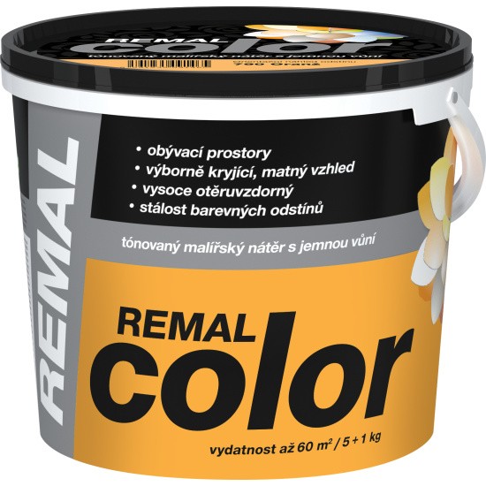 REMAL Color malířská barva na zeď, ORANŽOVÁ 