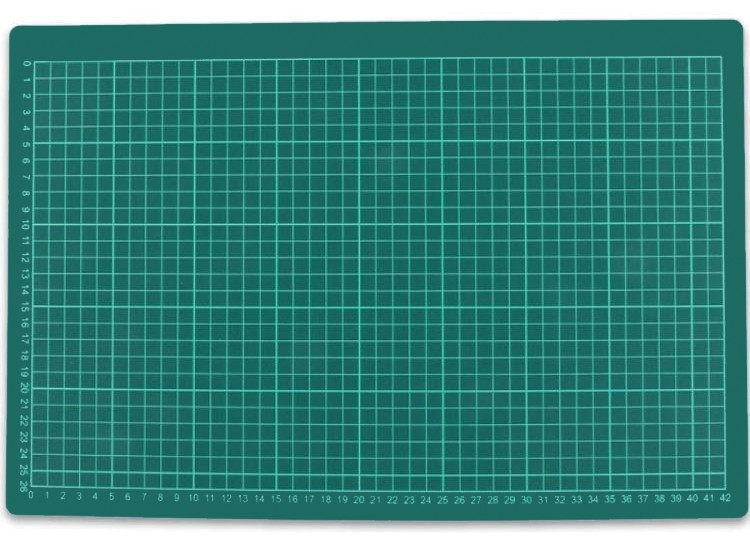 Řezací podložka A4, 220 x 300mm. zelená
