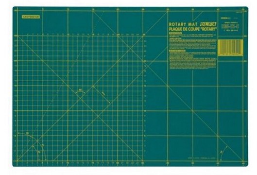 Řezací podložka PROFI OLFA 450 x 300 x 3mm. zel