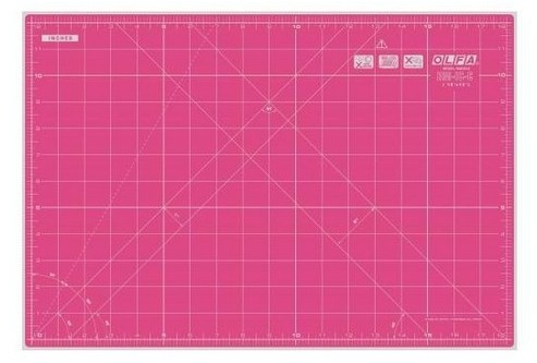 Řezací profesionální podložka OLFA RM-IC-C-RC růžová