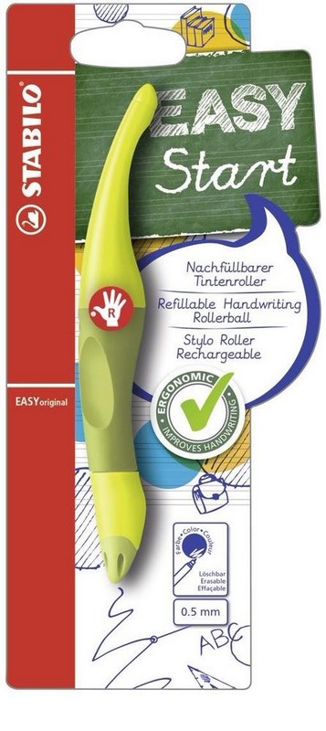 Roller Stabilo EASY-ORIGINAL 0,5 pro praváky limetka/zelená 1ks.