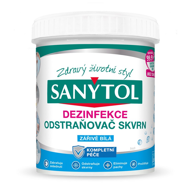 SANYTOL odstraňovač skvrn -- zářivě bílá 45