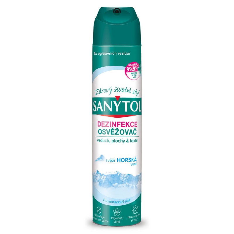 SANYTOL osvěžovač vzduchu, ploch a textilií HO