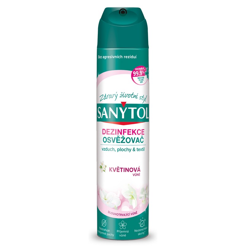 SANYTOL osvěžovač vzduchu, ploch a textilií KV